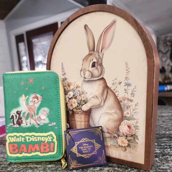 Loungefly Handbags - Walt Disney's Bambi Green Wallet